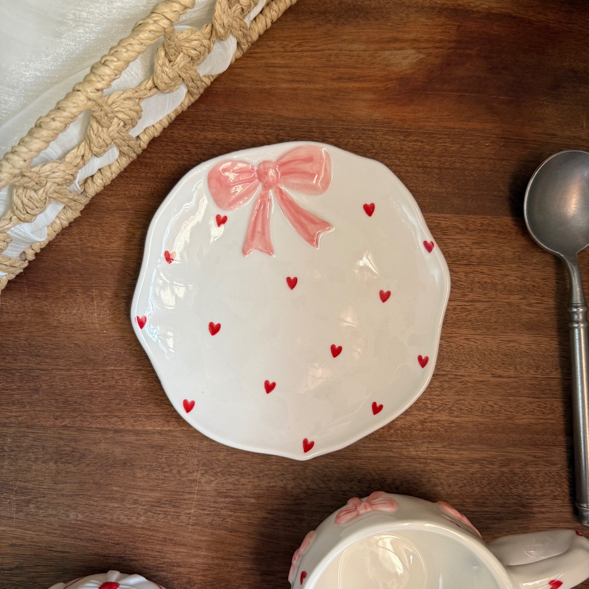 6-Inch Ceramic Pet Plate – For Dry & Wet Food