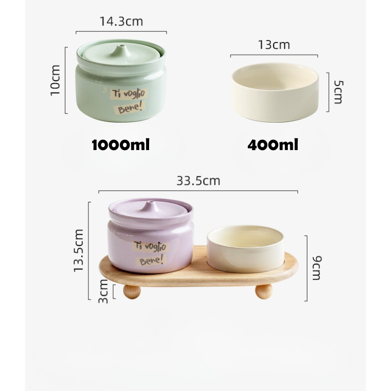 Zen-Inspired Ceramic Pet Fountain with Kiyoyu Motif｜Silent Flow｜Oriental Aesthetic for Cats & Dogs