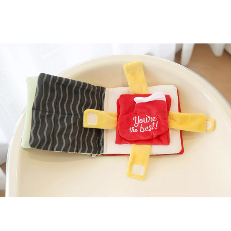 Christmas Snuffle Toy Book – Interactive Crinkle & Treat-Hiding Toy for Cats & Dogs