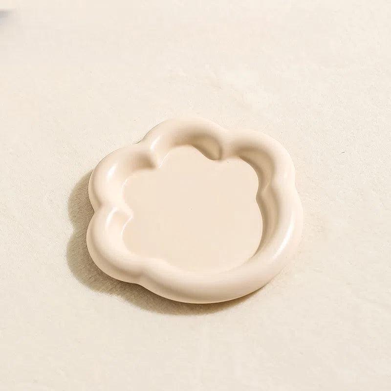 Canned Cat Bowl Ceramic Cat Bowl Cat Plate Large Diameter Rice Bowl Dinner Plate Cat Pet Bowl Shallow Mouth - NoKa&AuroraStone