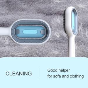 3-in-1 Pet Grooming Tool: Wet Brush with Water Tank, Hair Removal Comb, and Sticky Brush for Cats