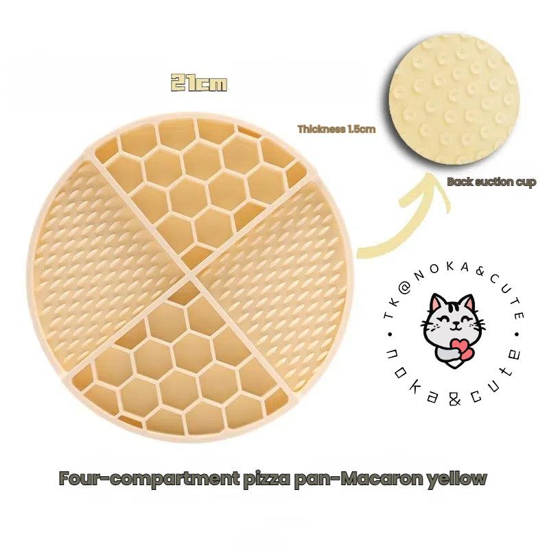 Small and medium-sized dog slow food bowl, silicone licking pad, licking plate, shaking bowl, pet cat puzzle, leakage, hidden food, rich toys - NoKa&AuroraStone