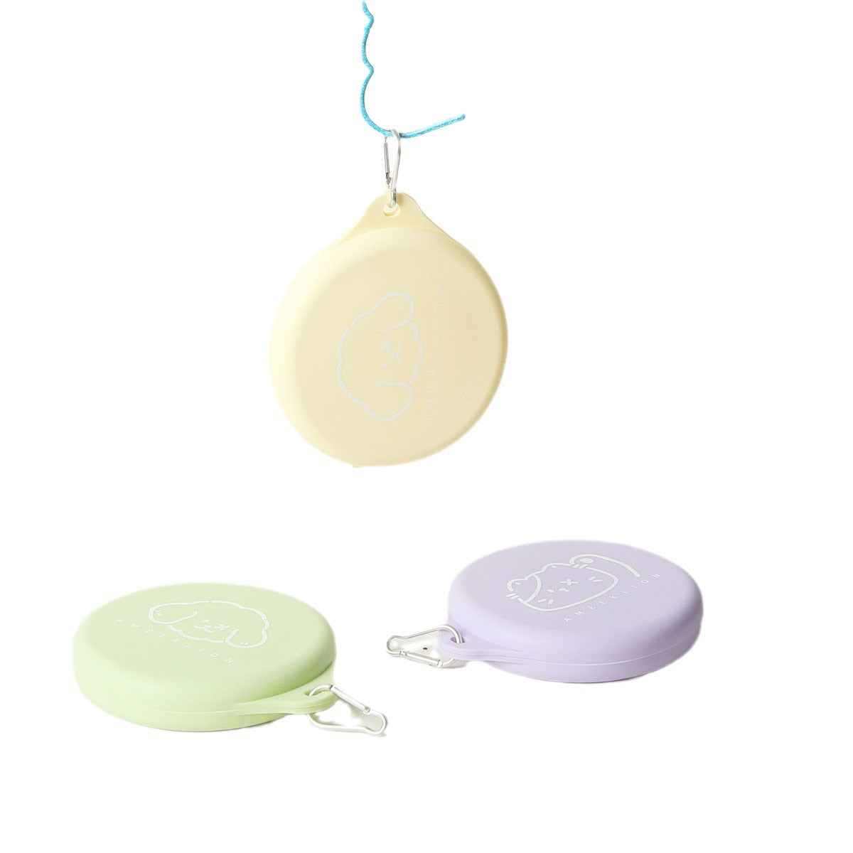 Portable Collapsible pet Travel Bowl – Hanging Silicone  Food & Water Outdoors