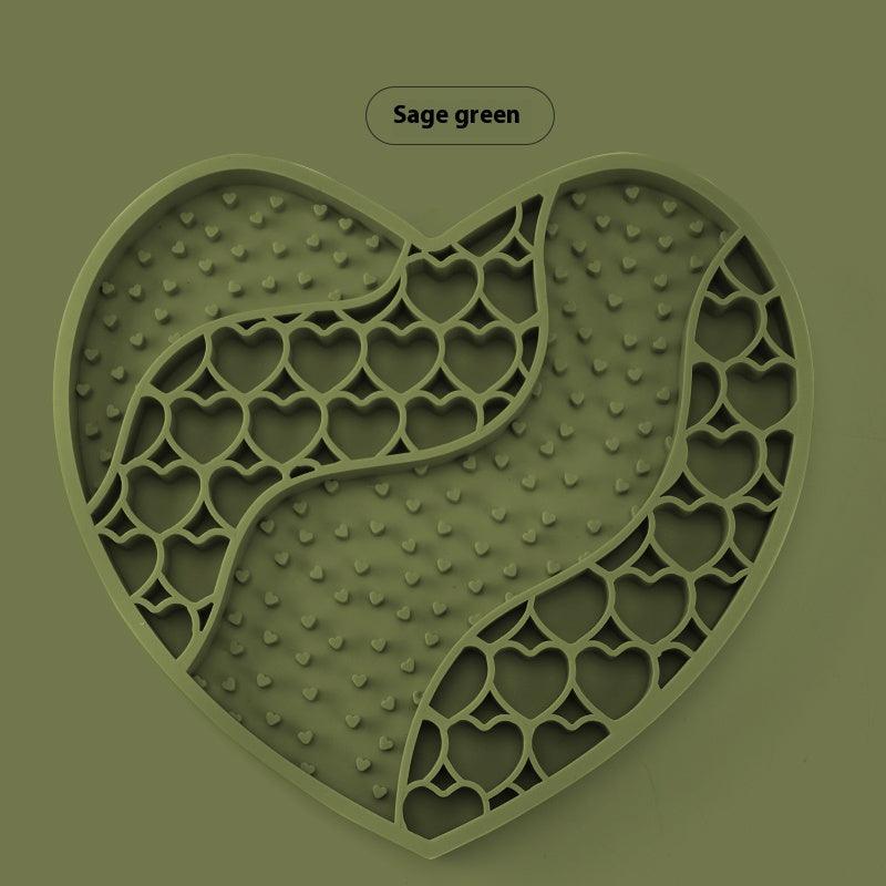 Sunray Slow Food Pad Lick Pad Pet Slow Food Bowl Love Slow Food Anti-choking Puzzle Hidden Food Plate Plump Toy - NoKa&AuroraStone