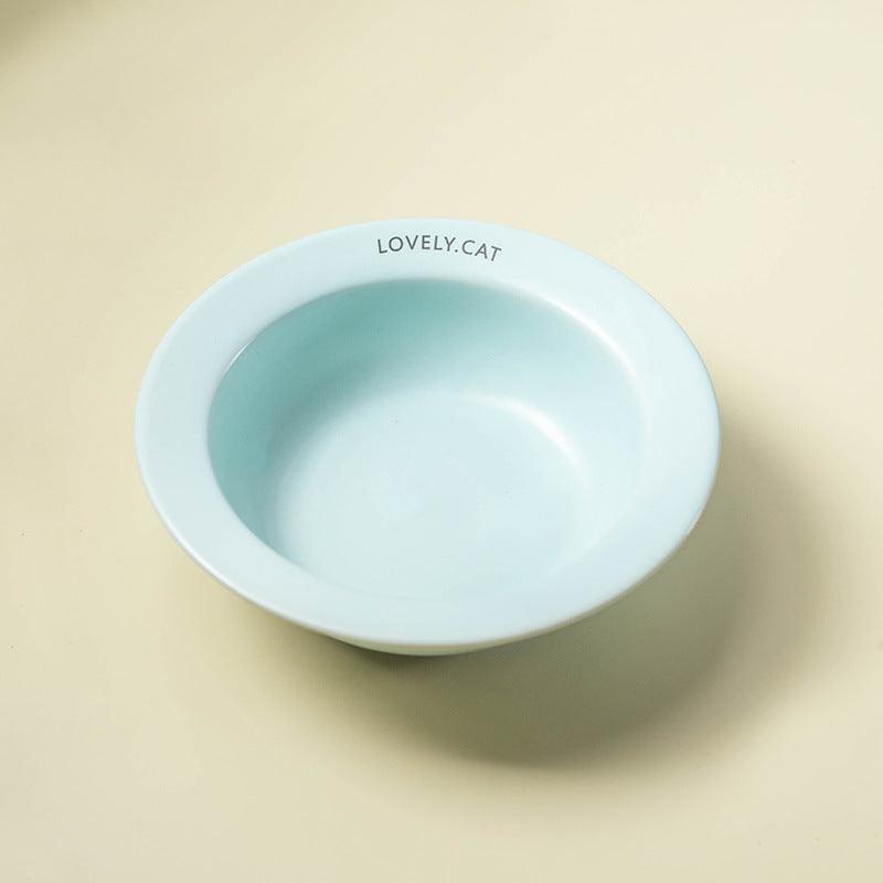 Pet Bowl ceramic dog cat bowl non-black chin cat dog food bowl drinking water Slow Food Bowl wholesale - NoKa&AuroraStone