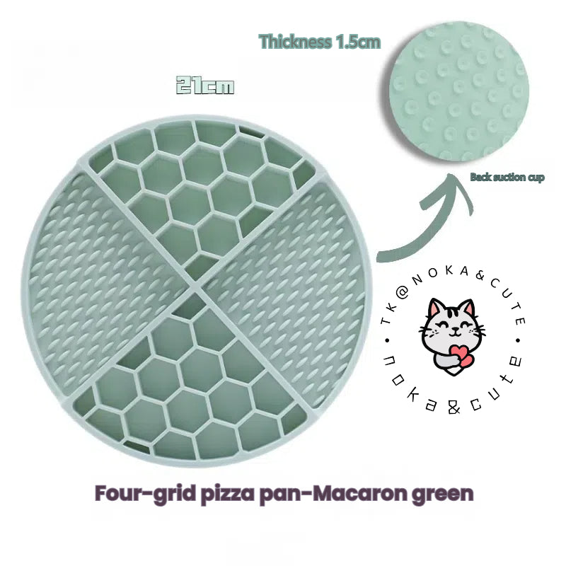 Small and medium-sized dog slow food bowl, silicone licking pad, licking plate, shaking bowl, pet cat puzzle, leakage, hidden food, rich toys