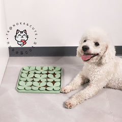 Two-in-One Scent and Food Hideaway pet cat dog smell toy pad cat and dog smell pad washable fun food hiding puzzle slow food smell pad