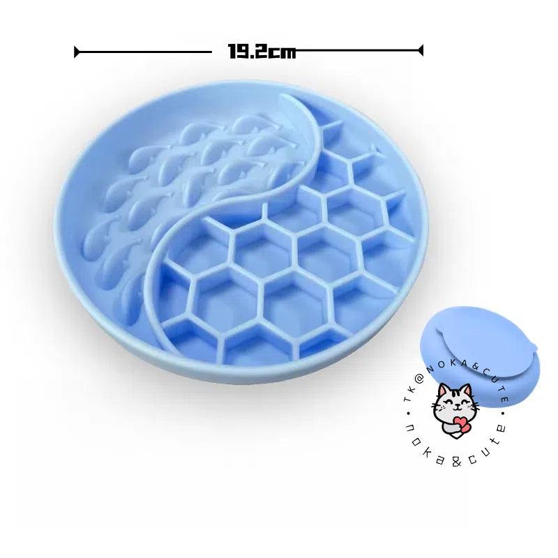 Small and medium-sized dog slow food bowl, silicone licking pad, licking plate, shaking bowl, pet cat puzzle, leakage, hidden food, rich toys - NoKa&AuroraStone