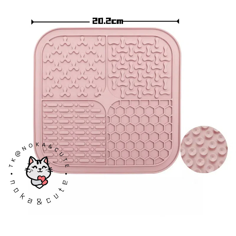 Small and medium-sized dog slow food bowl, silicone licking pad, licking plate, shaking bowl, pet cat puzzle, leakage, hidden food, rich toys