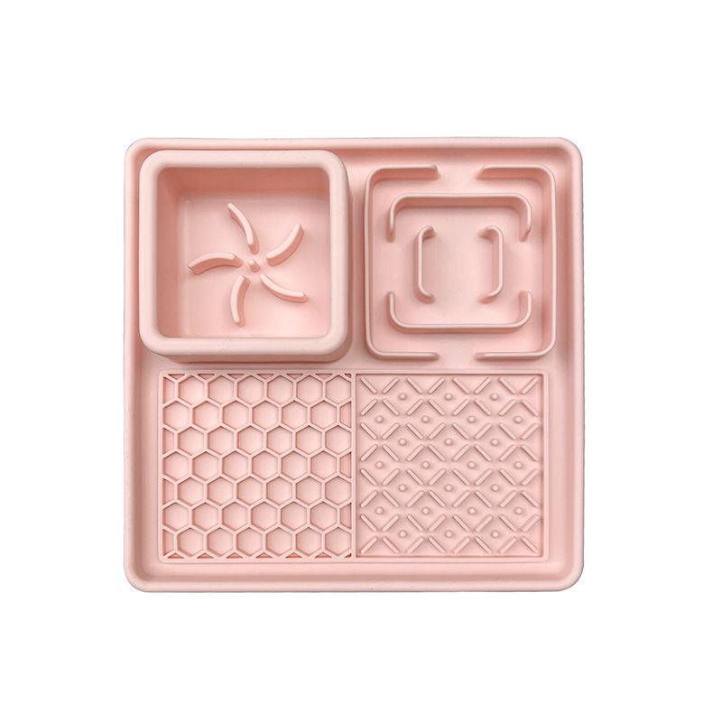 Pet Slow Feeder Mat, Licking Mat, Suitable for Cats and Dogs, Silicone Material, Dishwasher Safe - NoKa&AuroraStone