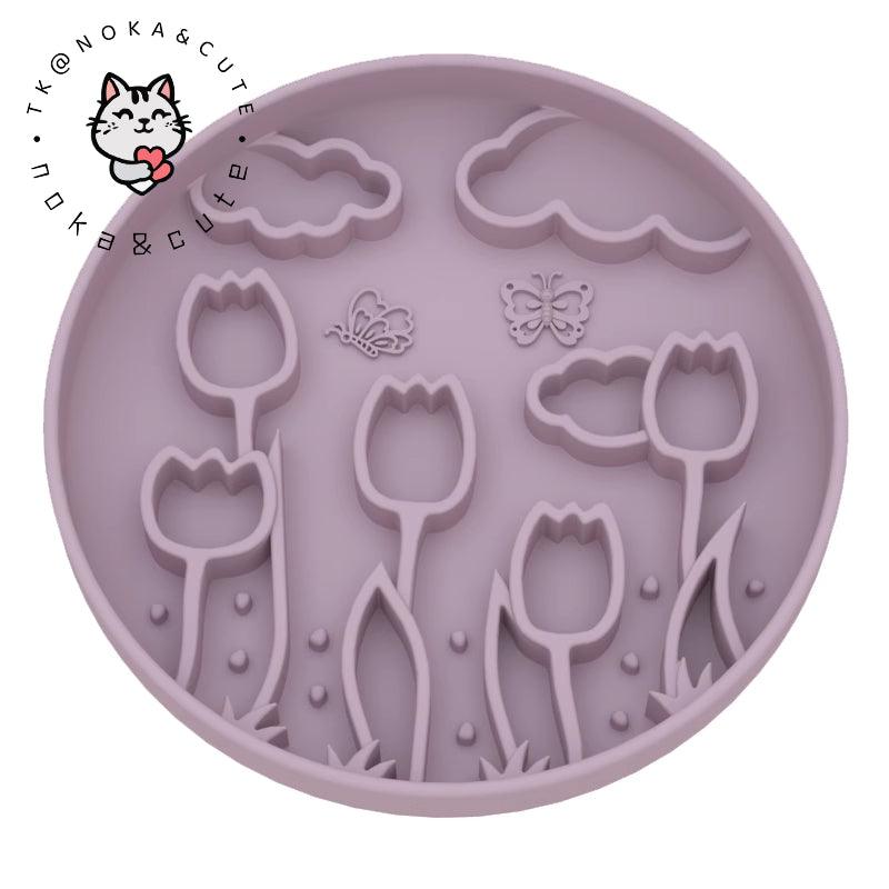 Small and medium-sized dog slow food bowl, silicone licking pad, licking plate, shaking bowl, pet cat puzzle, leakage, hidden food, rich toys - NoKa&AuroraStone