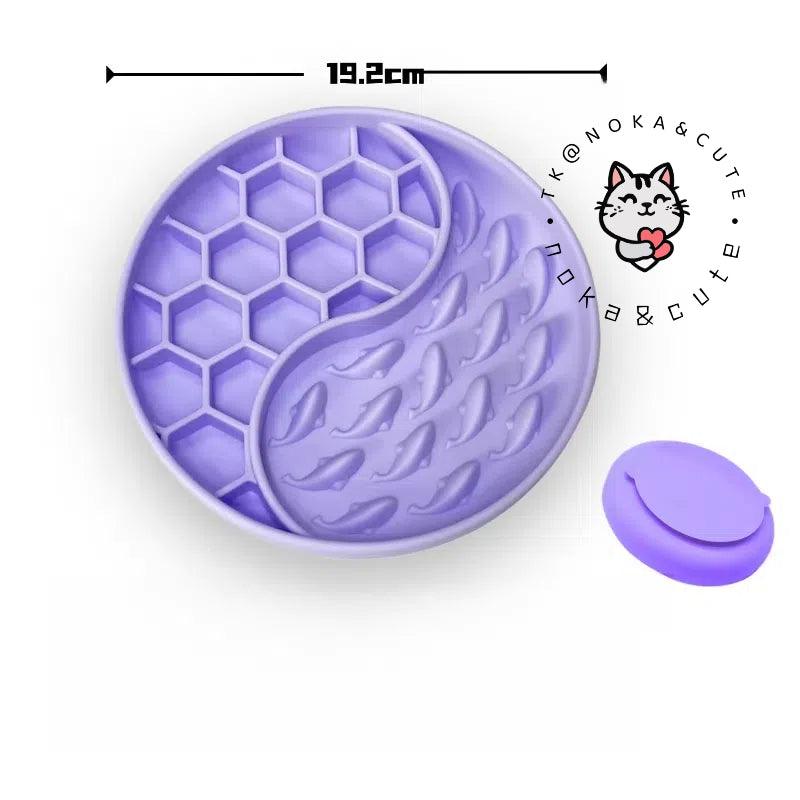 Small and medium-sized dog slow food bowl, silicone licking pad, licking plate, shaking bowl, pet cat puzzle, leakage, hidden food, rich toys - NoKa&AuroraStone