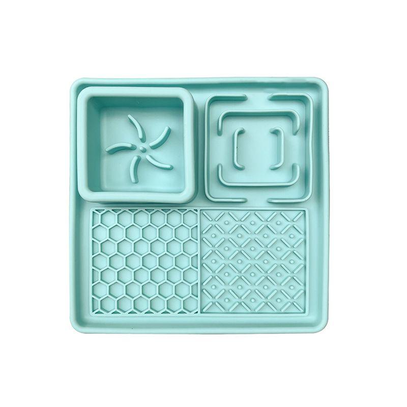 Pet Slow Feeder Mat, Licking Mat, Suitable for Cats and Dogs, Silicone Material, Dishwasher Safe - NoKa&AuroraStone