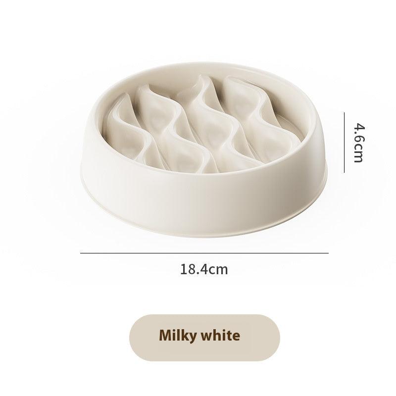 Dog Slow Food Bowl, Cat Bowl, Dog Food Bowl, Anti-knock over Pet Rice Bowl, Kitten, Puppy, Puppy Eating Slow Food Bowl - NoKa&AuroraStone