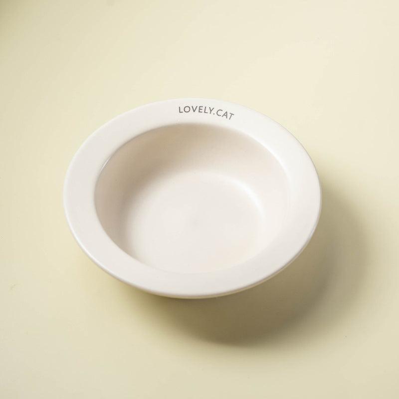 Pet Bowl ceramic dog cat bowl non-black chin cat dog food bowl drinking water Slow Food Bowl wholesale - NoKa&AuroraStone