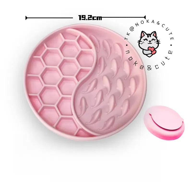 Small and medium-sized dog slow food bowl, silicone licking pad, licking plate, shaking bowl, pet cat puzzle, leakage, hidden food, rich toys - NoKa&AuroraStone