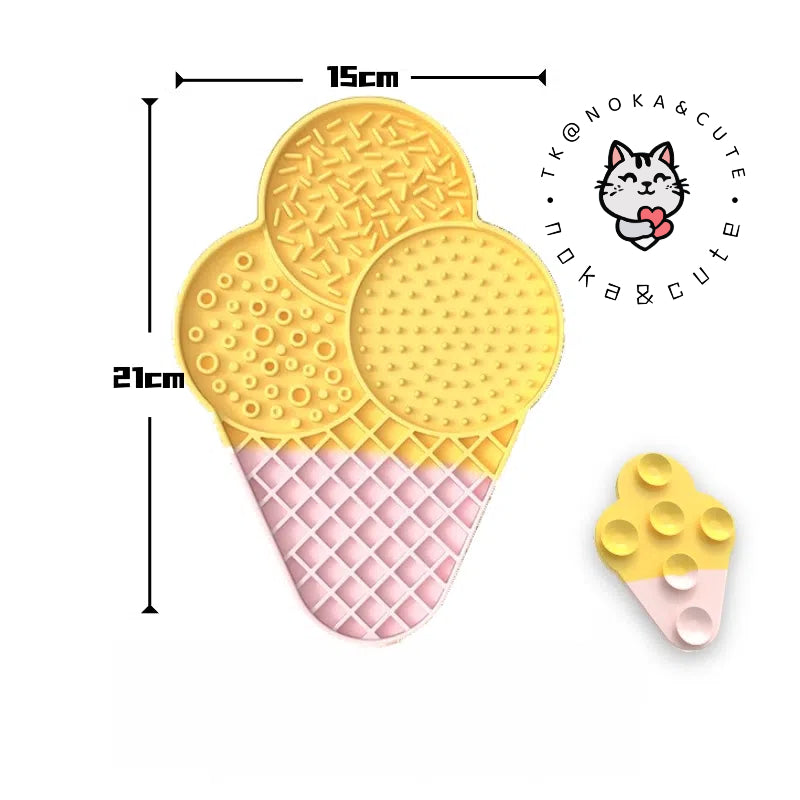 Small and medium-sized dog slow food bowl, silicone licking pad, licking plate, shaking bowl, pet cat puzzle, leakage, hidden food, rich toys