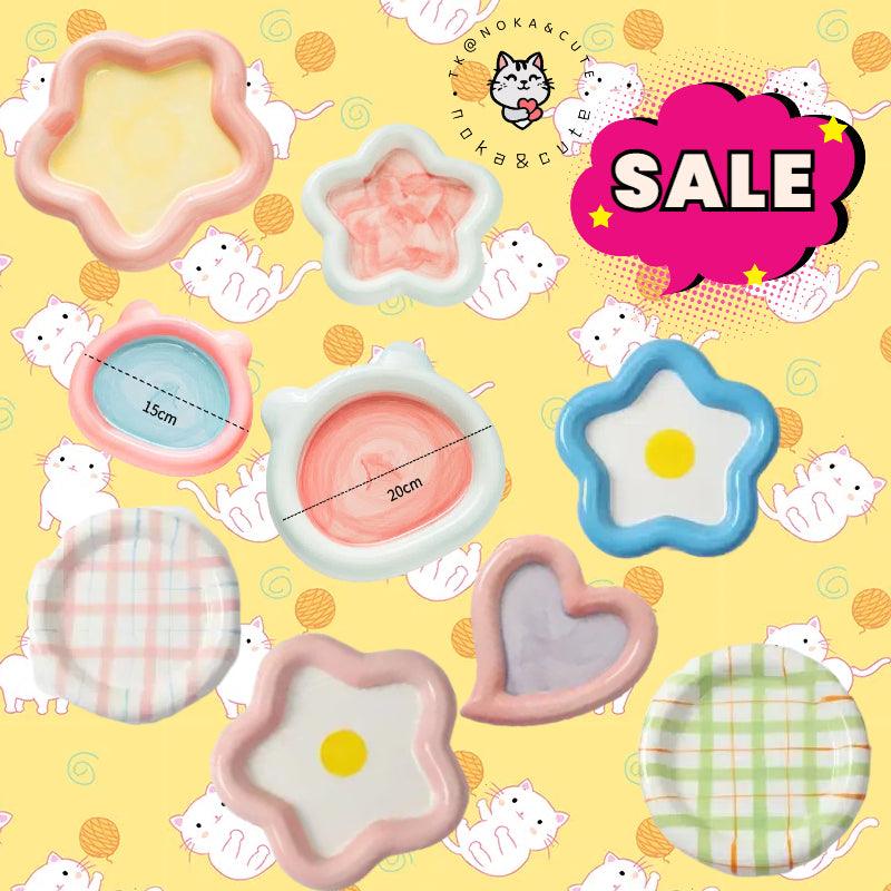 Multiple bloggers with the same cat bowl, ceramic dog bowl, plate, and dish. Cat wet food, raw food, spill proof, cat food bowl, pet - NoKa&AuroraStone