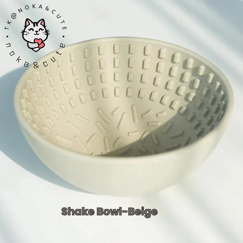 Small and medium-sized dog slow food bowl, silicone licking pad, licking plate, shaking bowl, pet cat puzzle, leakage, hidden food, rich toys - NoKa&AuroraStone