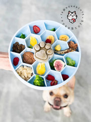 Small and medium-sized dog slow food bowl, silicone licking pad, licking plate, shaking bowl, pet cat puzzle, leakage, hidden food, rich toys