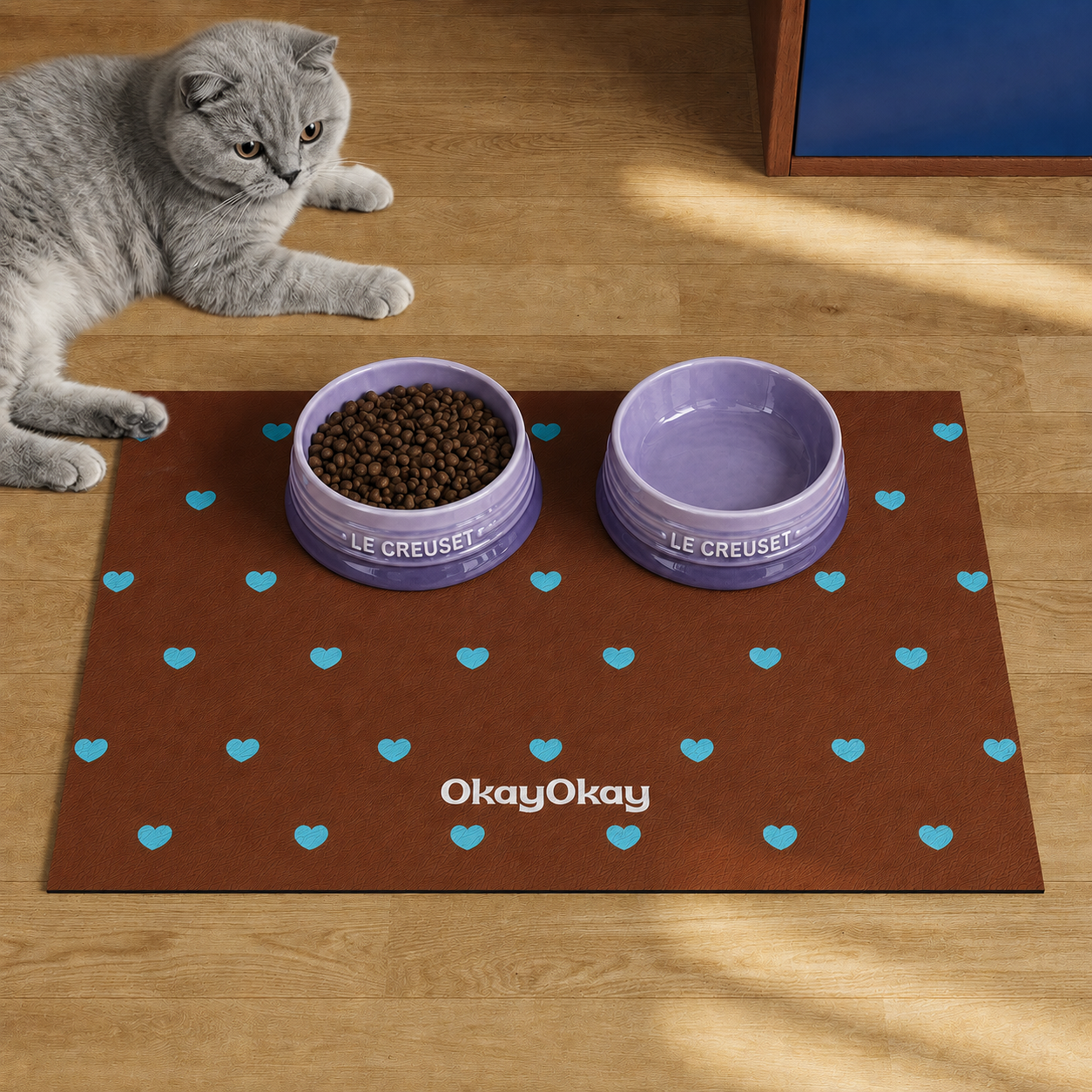 Absorbent Pet Feeding Mat – Non-Slip, Easy-Clean Placemat for Cats & Dogs