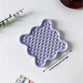 Dopamine cartoon cute ceramic pet canned food licking plate anti choking dog food basin anti black chin cat slow food plate - NoKa&AuroraStone