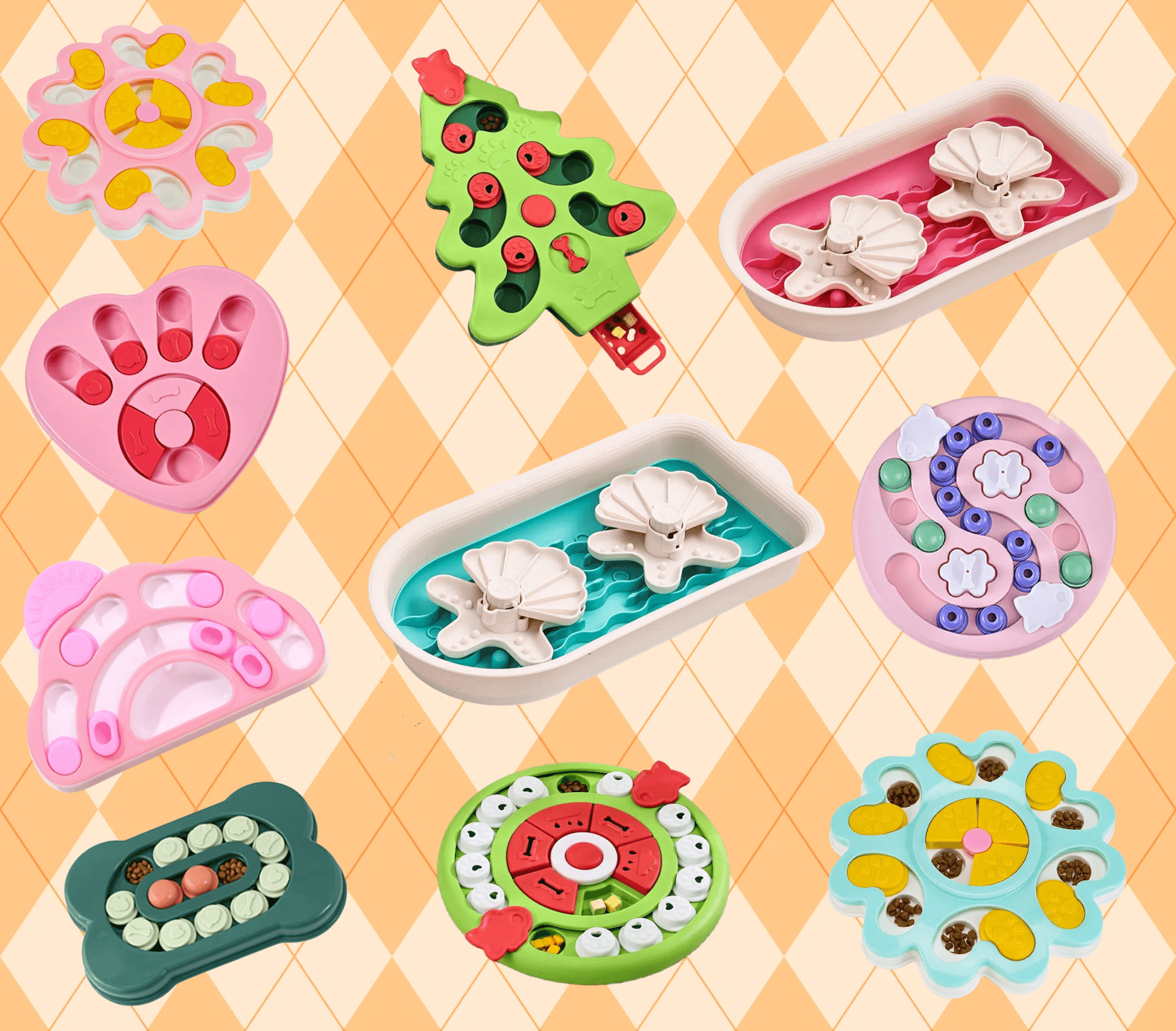 Amazon Bestseller Dog Intelligence Toys Feeder Anti-choking Training Bowl Slow Feeding Bowl Pet Supplies Dog Basin - NoKa&AuroraStone