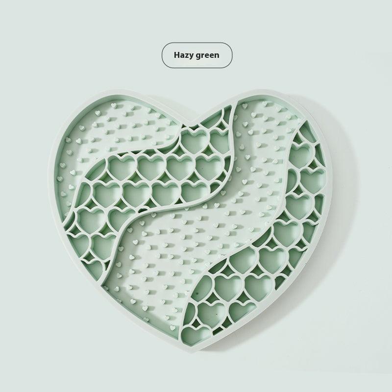 Sunray Slow Food Pad Lick Pad Pet Slow Food Bowl Love Slow Food Anti-choking Puzzle Hidden Food Plate Plump Toy - NoKa&AuroraStone