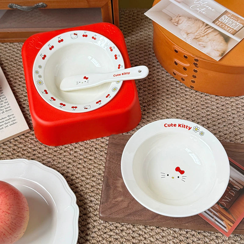 6inch Ceramic Elevated Tilted Pet Bowl –Food and Water Bowl with Stand – view 3