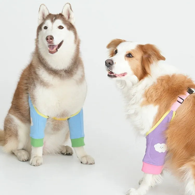 Dog Elbow & Knee Protector Sleeve – Joint Support Clothing for Large Dogs, Anti-Dirt & Injury Prevention