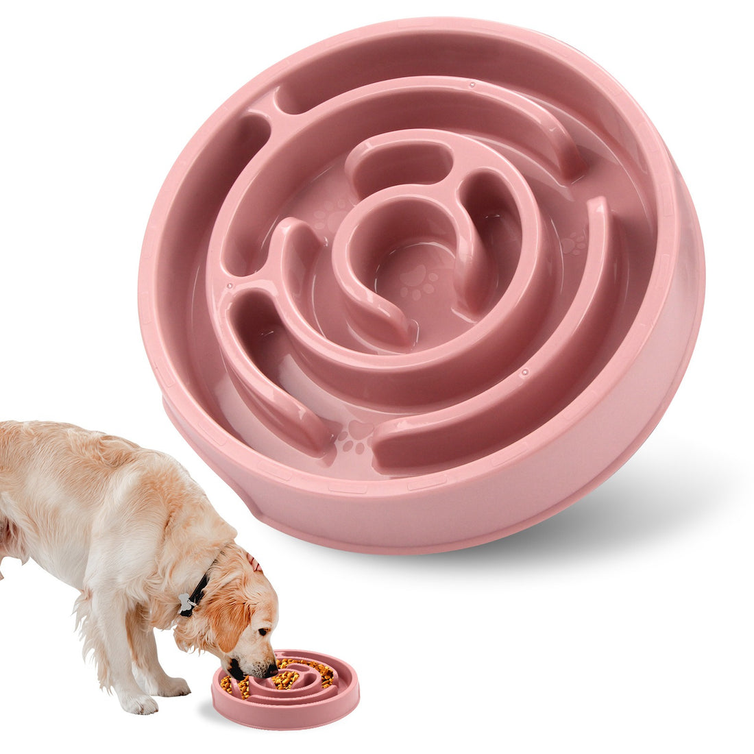 Dog Slow Feeder Bowl with Maze Design｜Durable PP Material｜under 20kg
