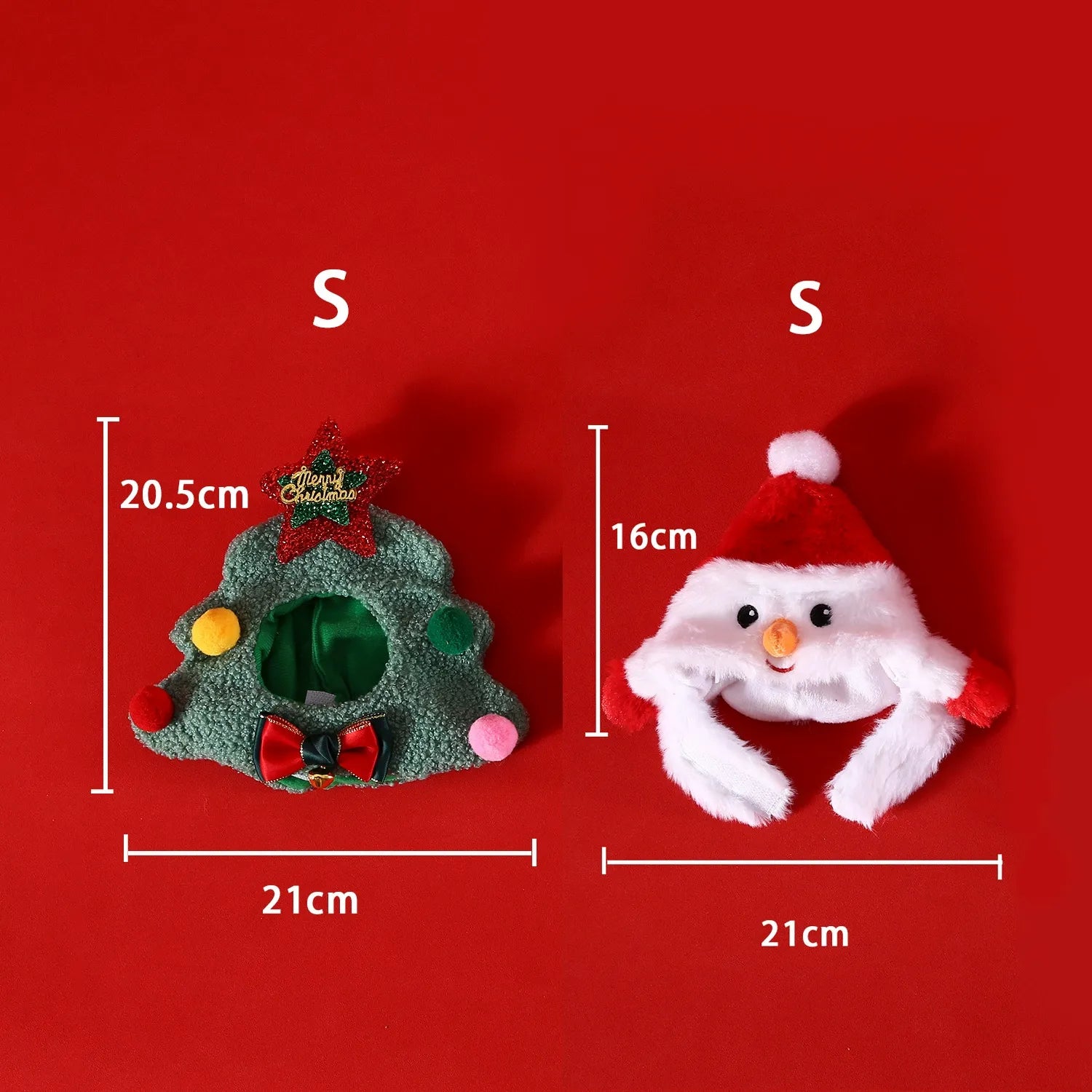 4pcs Knitted Christmas Pet Scarf – Warm Soft Holiday Accessory