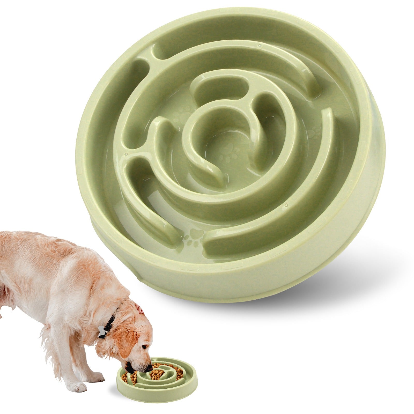 Dog Slow Feeder Bowl with Maze Design｜Durable PP Material｜under 20kg