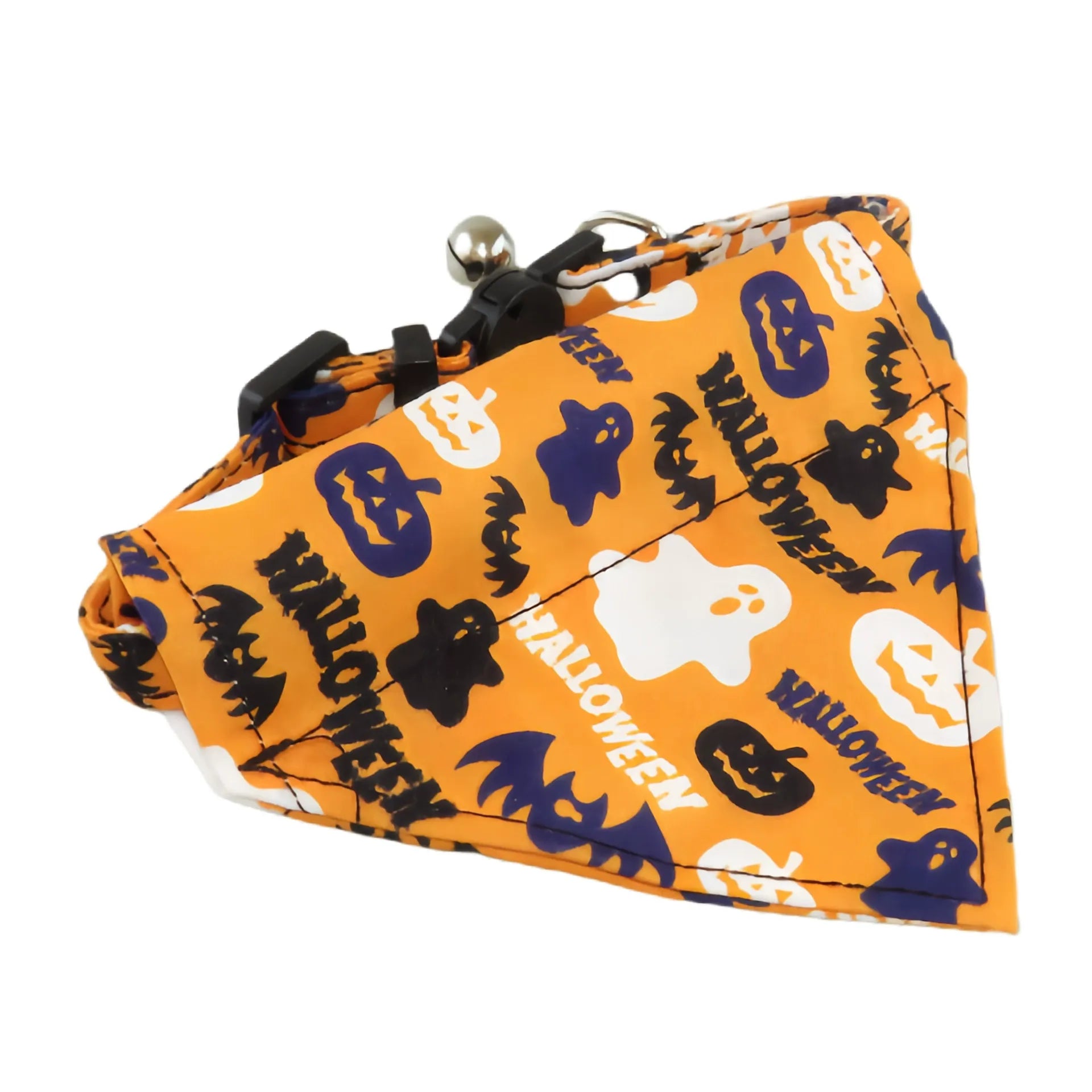 Halloween Pet Collar for Small Dogs & Cats – Festive, Adjustable, Comfortable