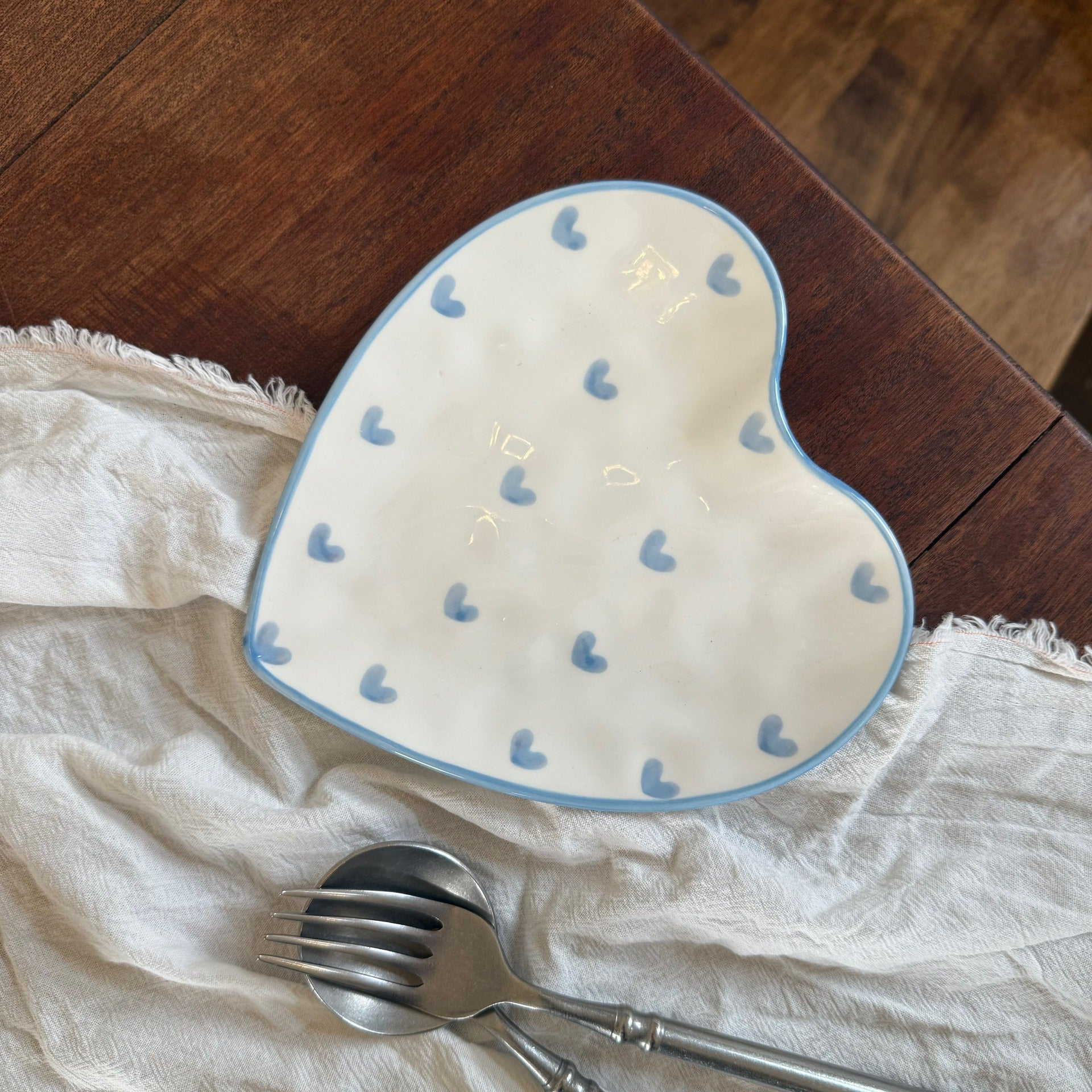 6inch Ceramic Cat Plate｜Shallow Design for Wet Food