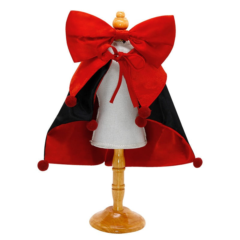 Halloween Wizard Cloak for Pets – Magical Cosplay Cape Costume for Dogs