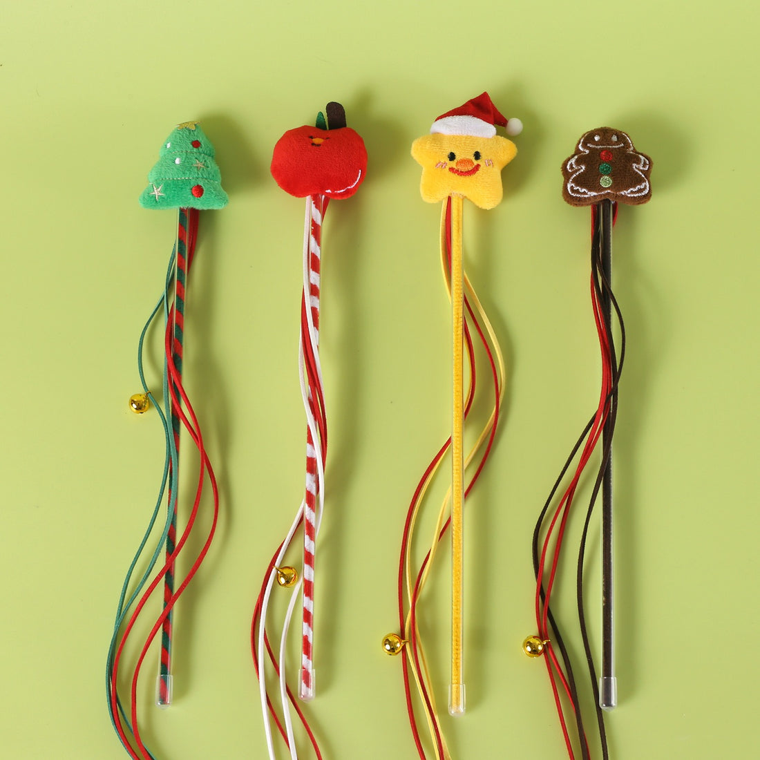 Christmas Cat Teaser Wand