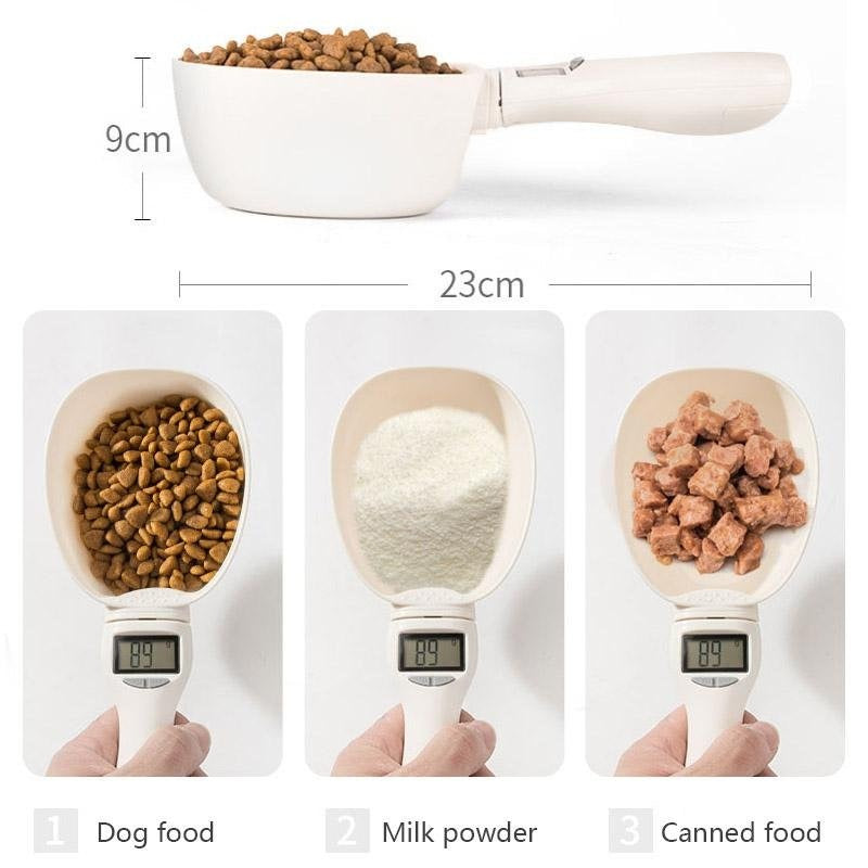 Pet Food Measuring Spoon Scale