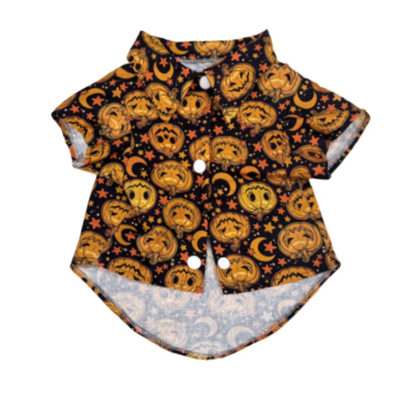 Halloween Pet Costume Shirt for Cats & Dogs – Funny Festive Outfit in Cotton
