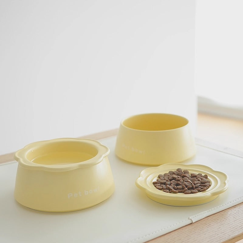 3-in-1 Ceramic Cat Bowl - Stylish and Practical Design