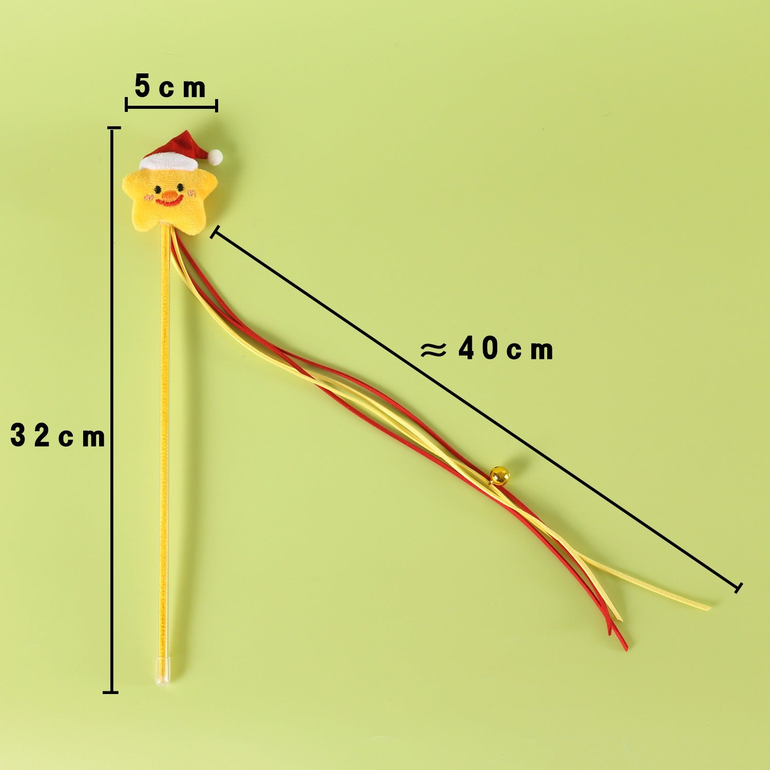 Christmas Cat Teaser Wand