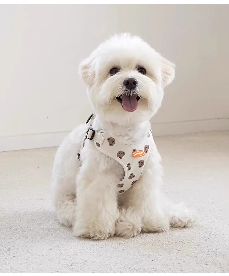 Adjustable Breathable Harness for Small & Medium Pets｜Vest-Style Lightweight Dog Harness
