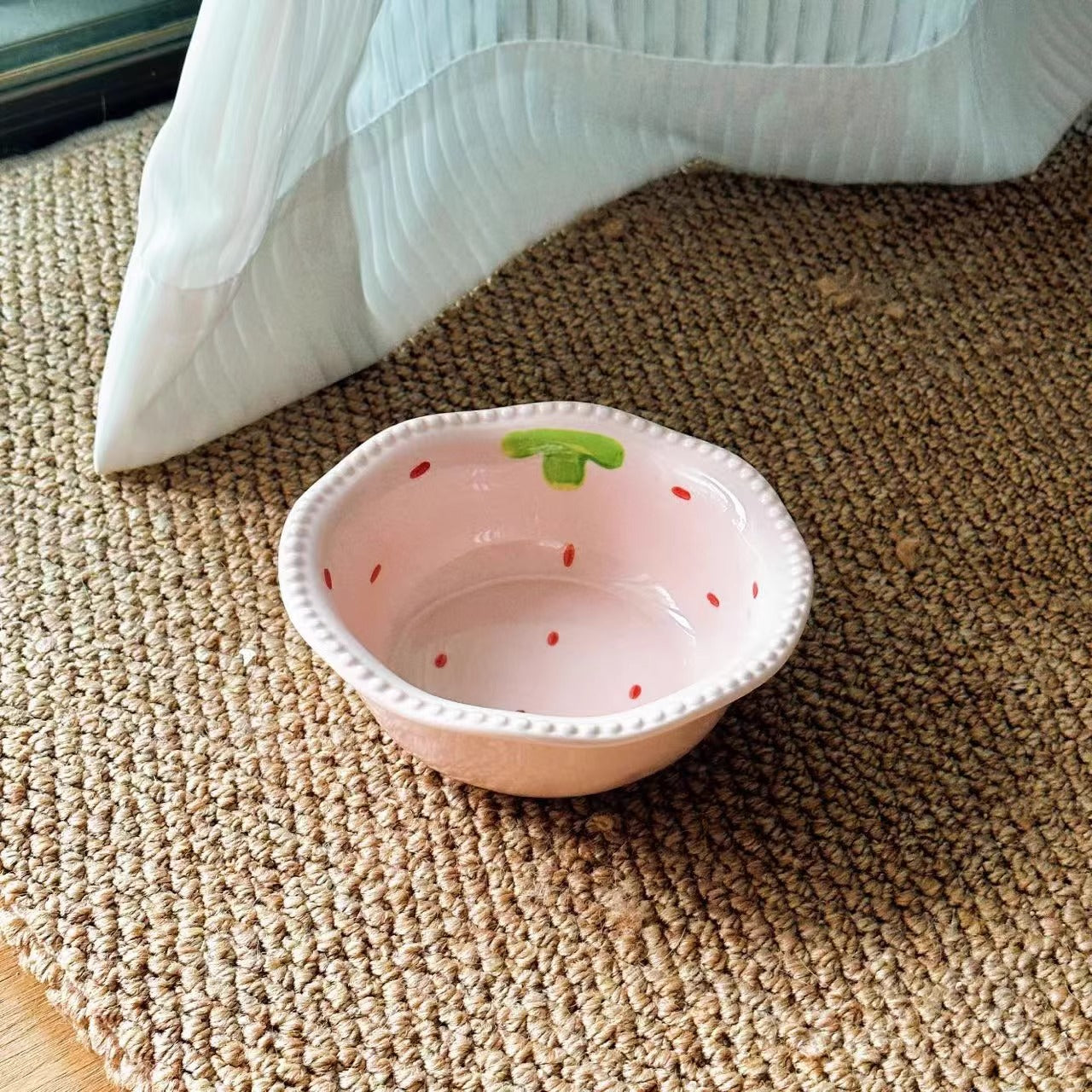 Angled Wooden Elevated Bowl Stand