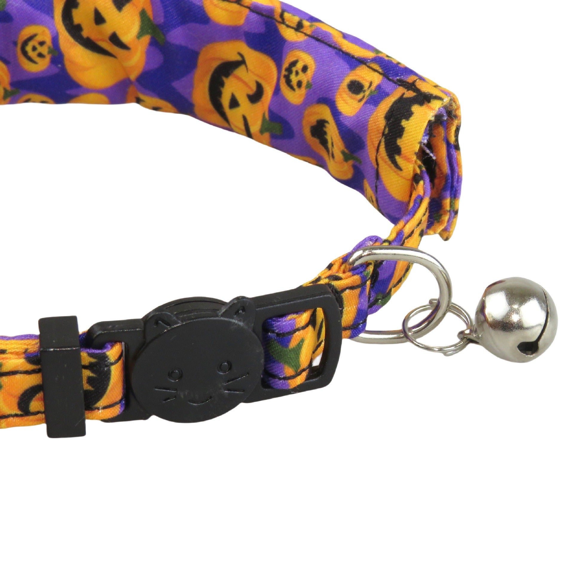Halloween Pet Collar for Small Dogs & Cats – Festive, Adjustable, Comfortable
