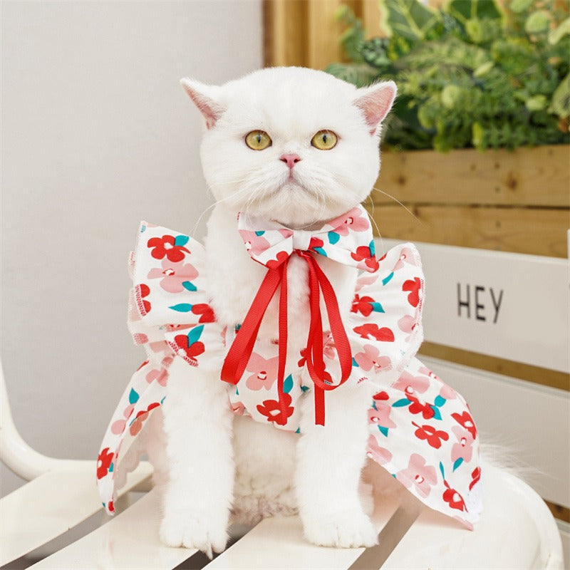 Cute Solid Color Pet Shirt – Sizes S–3XL for Dogs & Cats (Chest 14.6–27.6″, Back 9.8–17.7″)