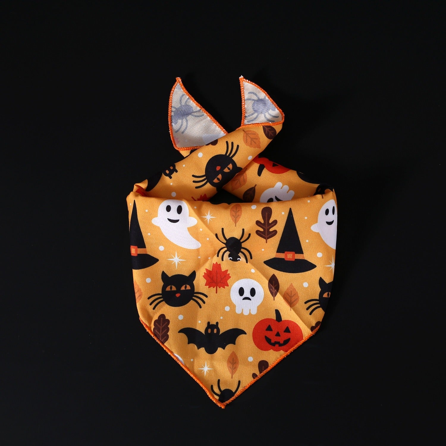 Halloween Pet Accessory for Cats & Dogs – /Pumpkin Headpiece Fits 5.5–44 lbs