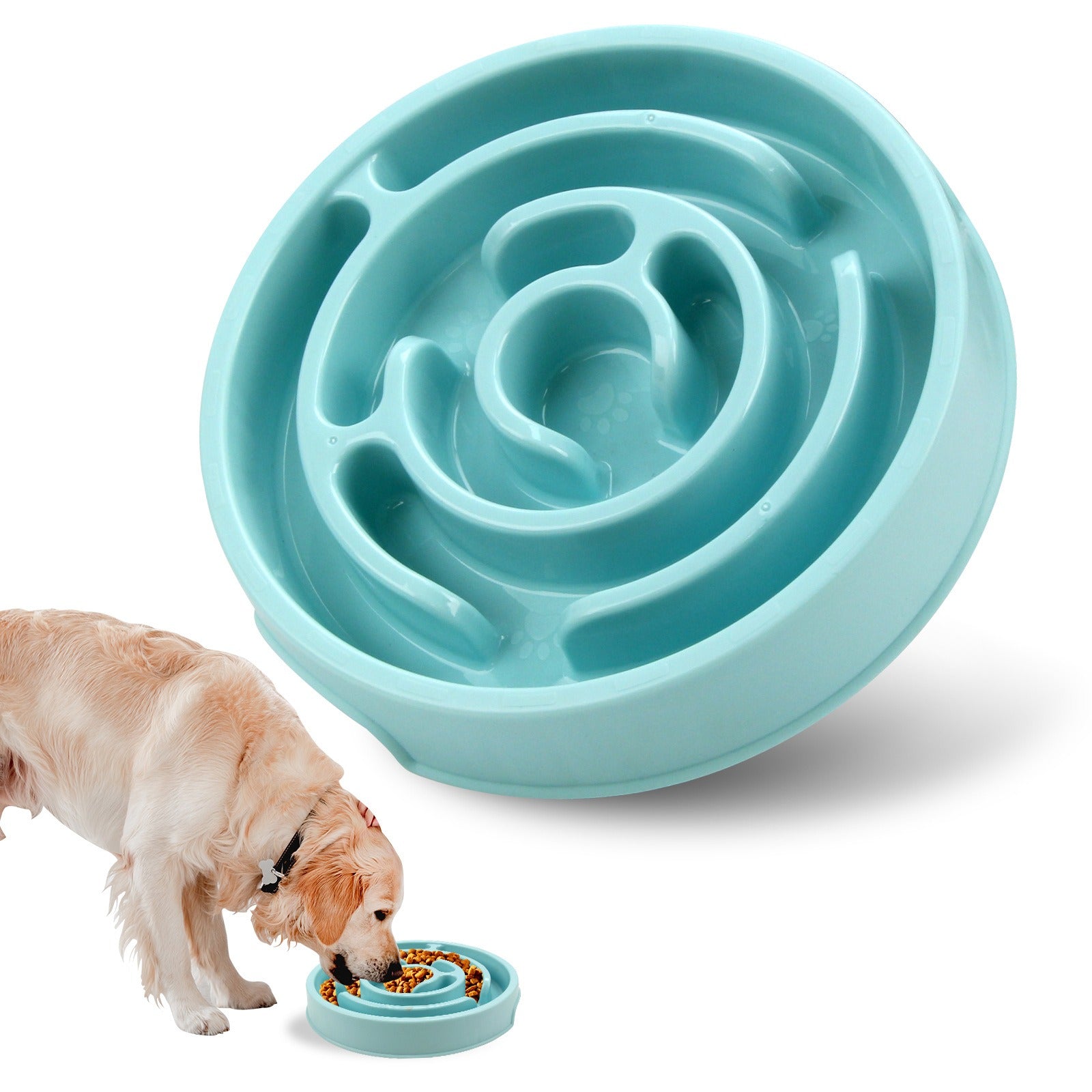 Dog Slow Feeder Bowl with Maze Design｜Durable PP Material｜under 20kg