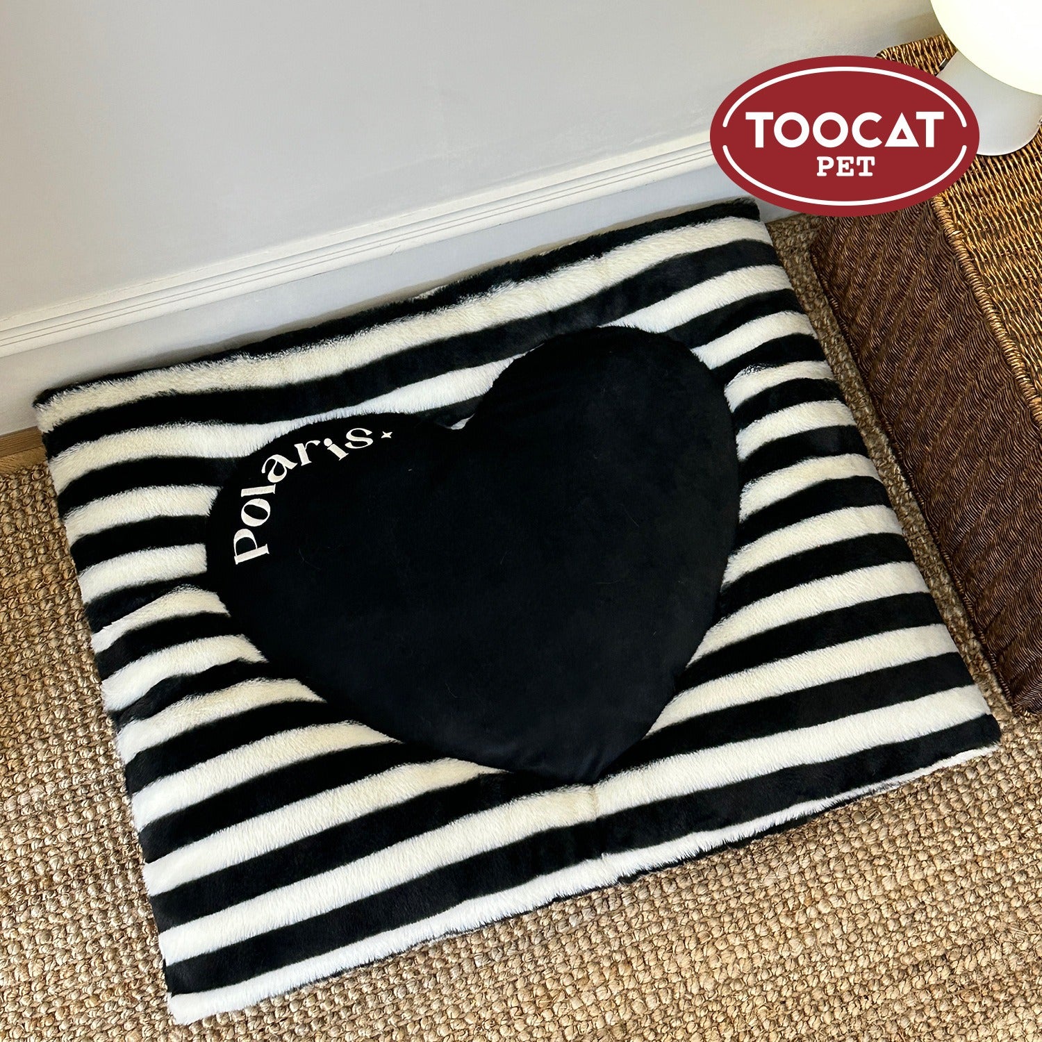 Lamb Fleece Pet Bed｜Soft & Cozy Sleeping Mat for Cats & Small Dogs (67×57cm)