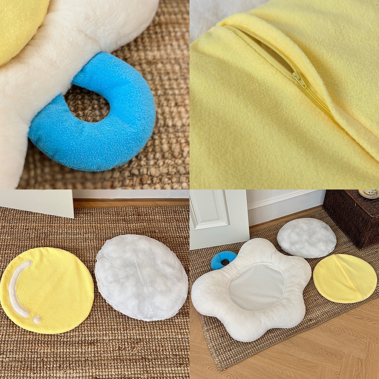All-Season Cat Bed｜Soft & Removable Design for Easy Cleaning – Also for Small Dogs