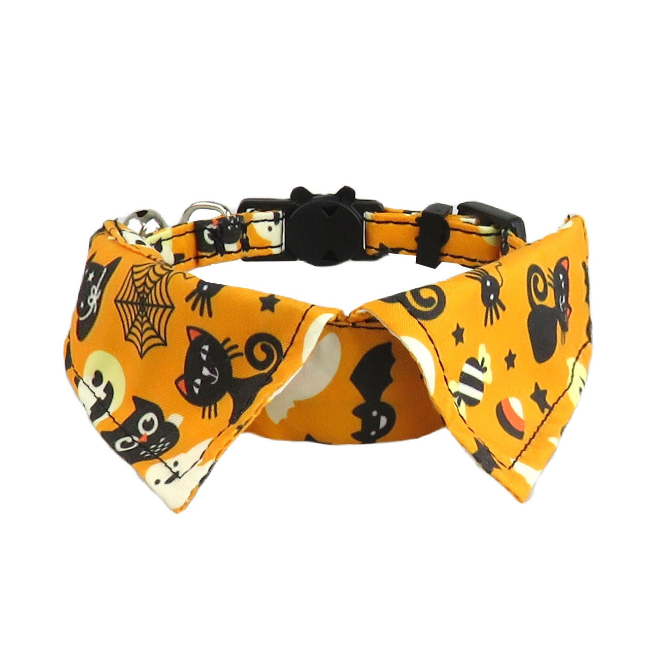 Halloween Pet Collar for Small Dogs & Cats – Festive, Adjustable, Comfortable